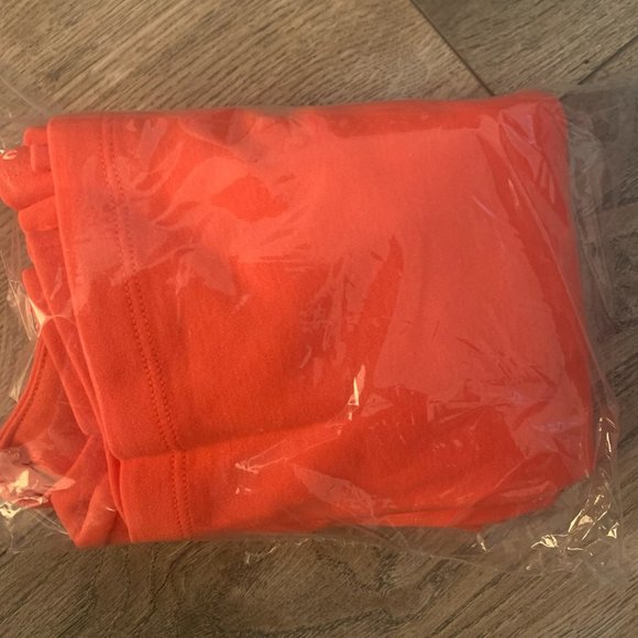 NWT LANDS' END SHORT SLEEVE RUFFLE TEE SHIRT LIGHT CHERRY (CORAL) SMALL - Picture 11 of 11